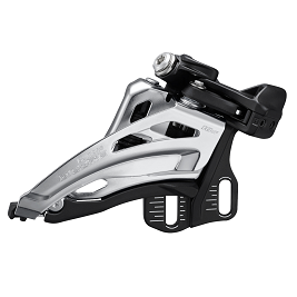 Shimano (4100) Deore 10 Spd Double Front Derailleur Front Pull, Side Swing