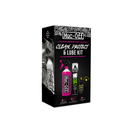 Muc-Off Clean, Protect and Dry Lube Kit ערכת שימון, ניקוי והגנה לאופניים