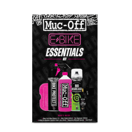 Muc-Off Ebike Essentials Kit Clean Protect & Lube ערכת ניקוי, הגנה ושימון לאופניים