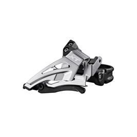 Shimano (8025) XT 11 Spd Double Front Derailleur Band Type Dual Pull, Down Swing, High Clamp